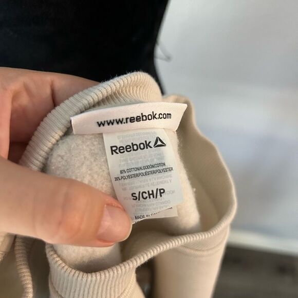 Reebok pullover sweatshirt new with tags S, cream - Picture 4 of 4